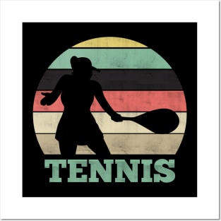 Tennis Retro Vintage Posters and Art